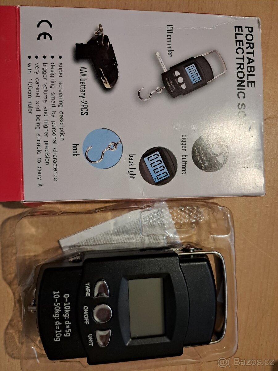 Závěsná váha 50kg s vysouvacím metrem - 2