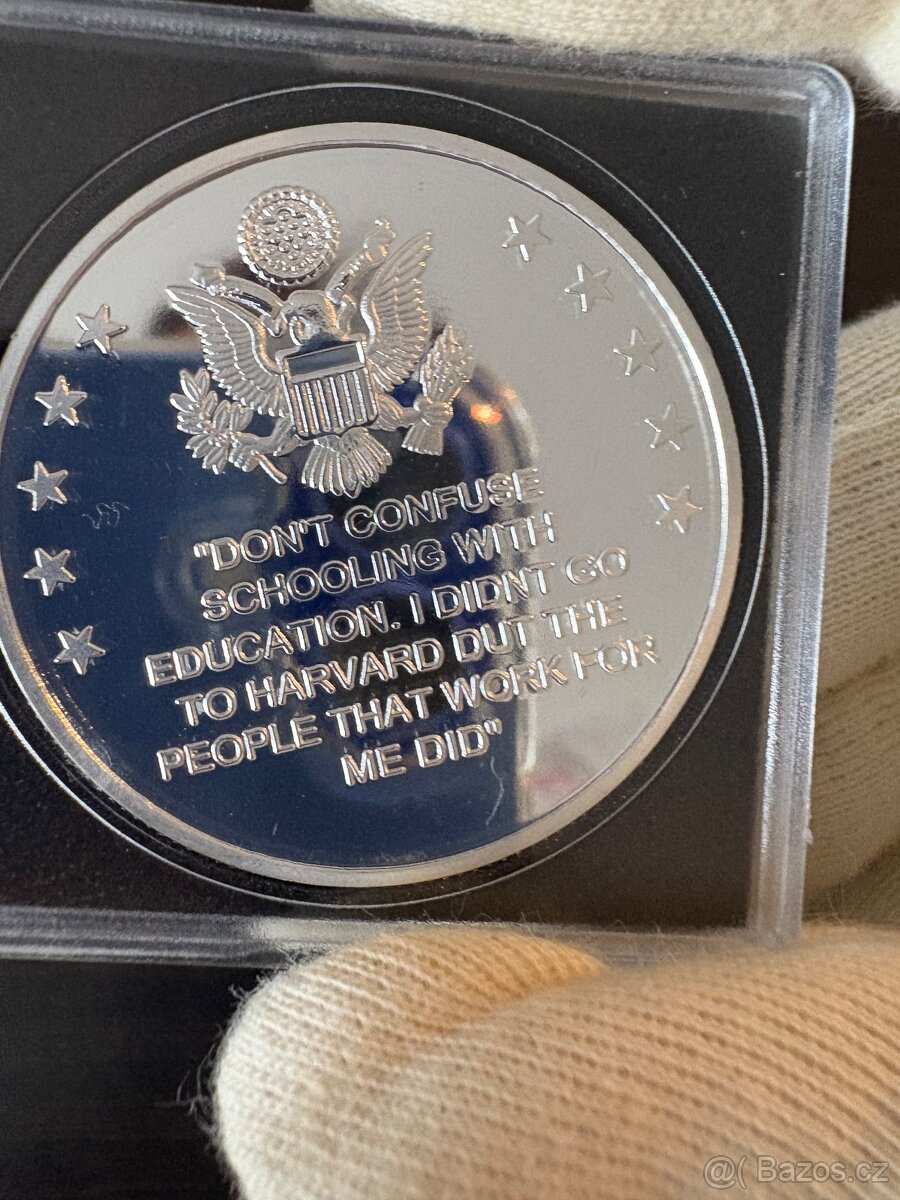 Prodám kovovou minci (suvenýr) s motivem Elon Musk - 2