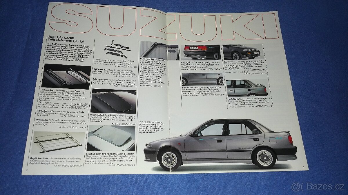 Katalog SUZUKI Swift , Alto , Super v DE - TOP STAV - 2