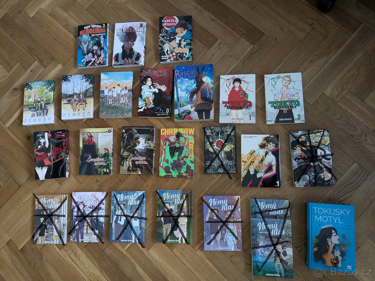 manga, mangy- česky, anglicky- nové - 2