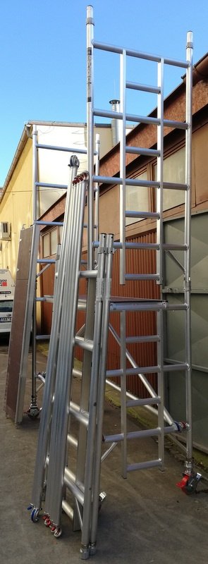 Profesionální hliníkové pojízdné lešení, věž - 2