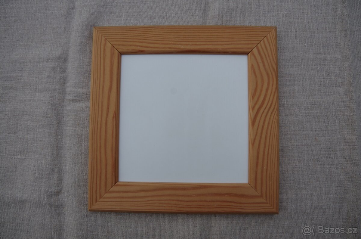 Dřevěný rámeček 23 x 23 cm - 2