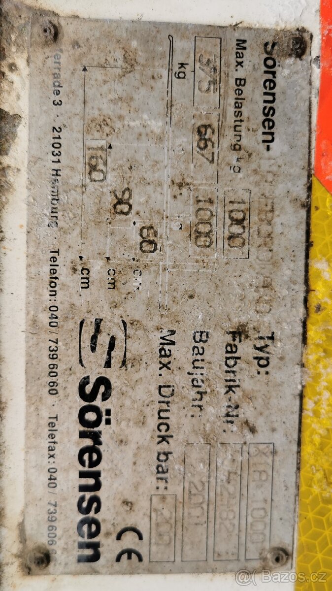 Hydraulické čelo z 10-ti tuny - 2