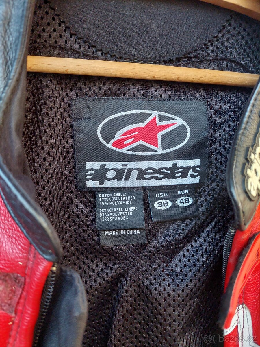 Kožená kombinéza jednodílná 48 alpinestars - 2