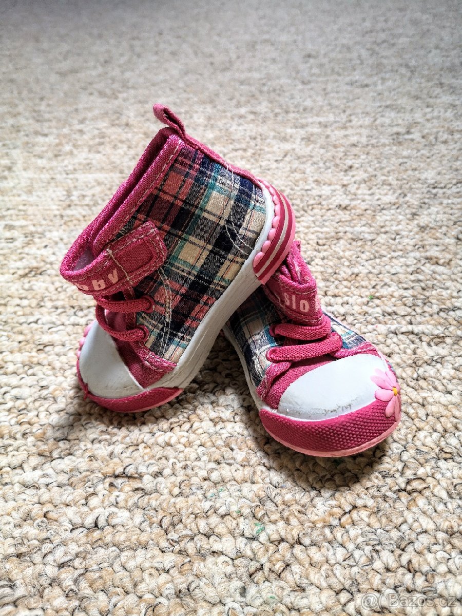 Dívčí plátěné botky Slobby vel. 19 - 2