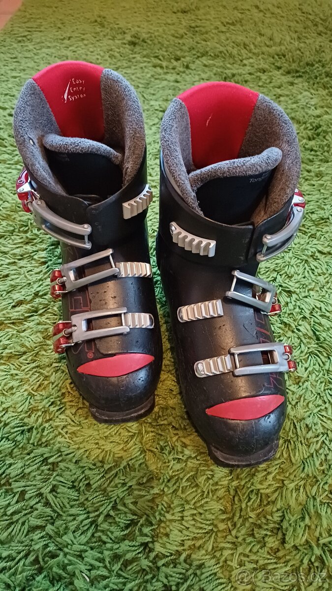 Lyžařské boty (lyžáky) dětské, nastavitelná velikost - 2