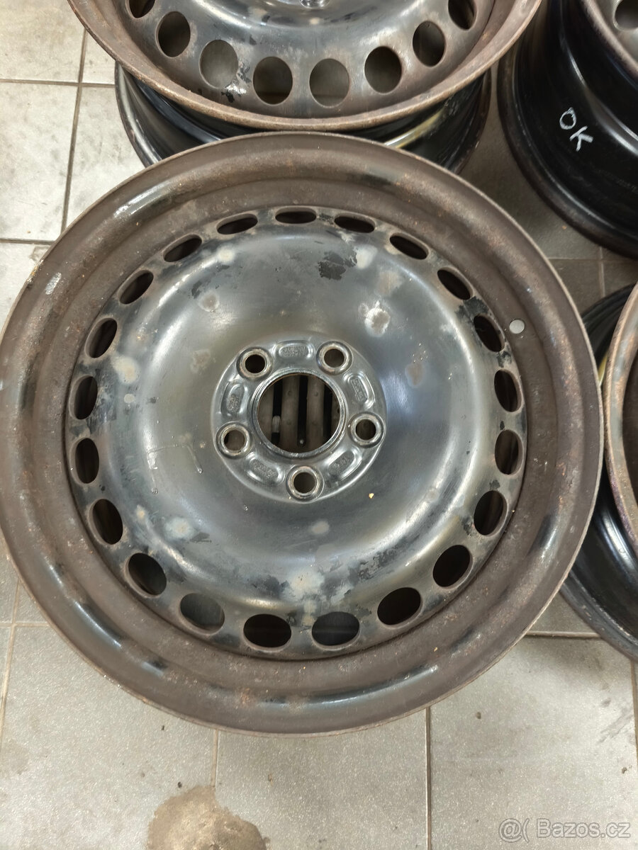 Plechový disk 6,5x16 ET50 5x108 FORD - 2