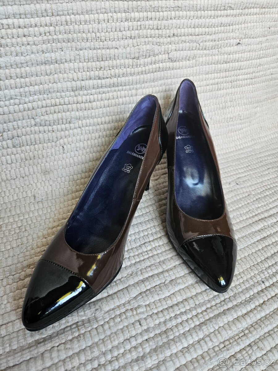 NOVÉ(nenošené)SALAMANDER LODIČKY VEL.42 (lakované) - 2