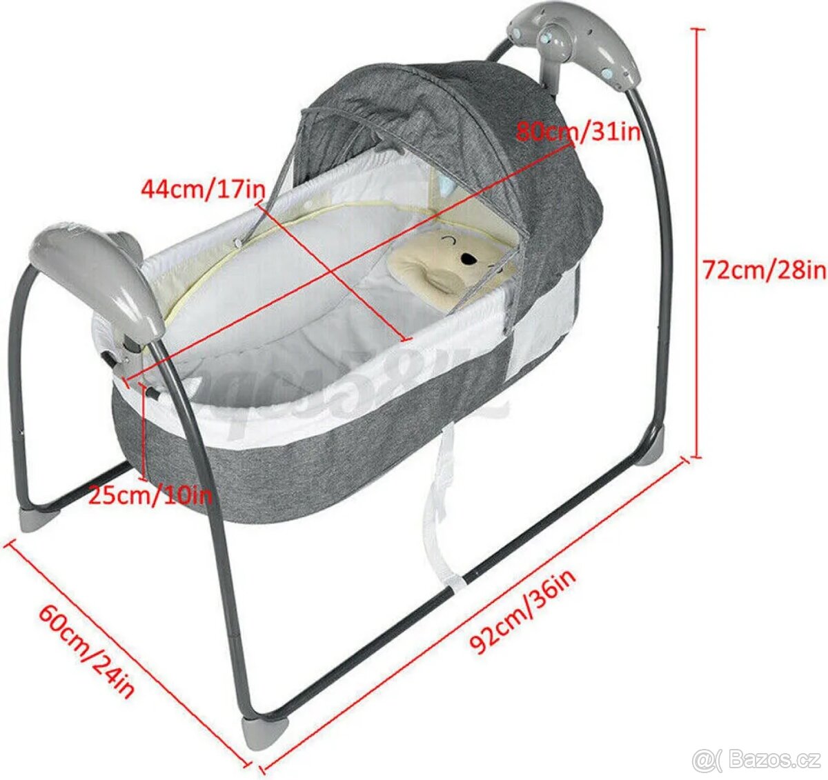 Elektrická houpací kolébka - NOVÁ - 2