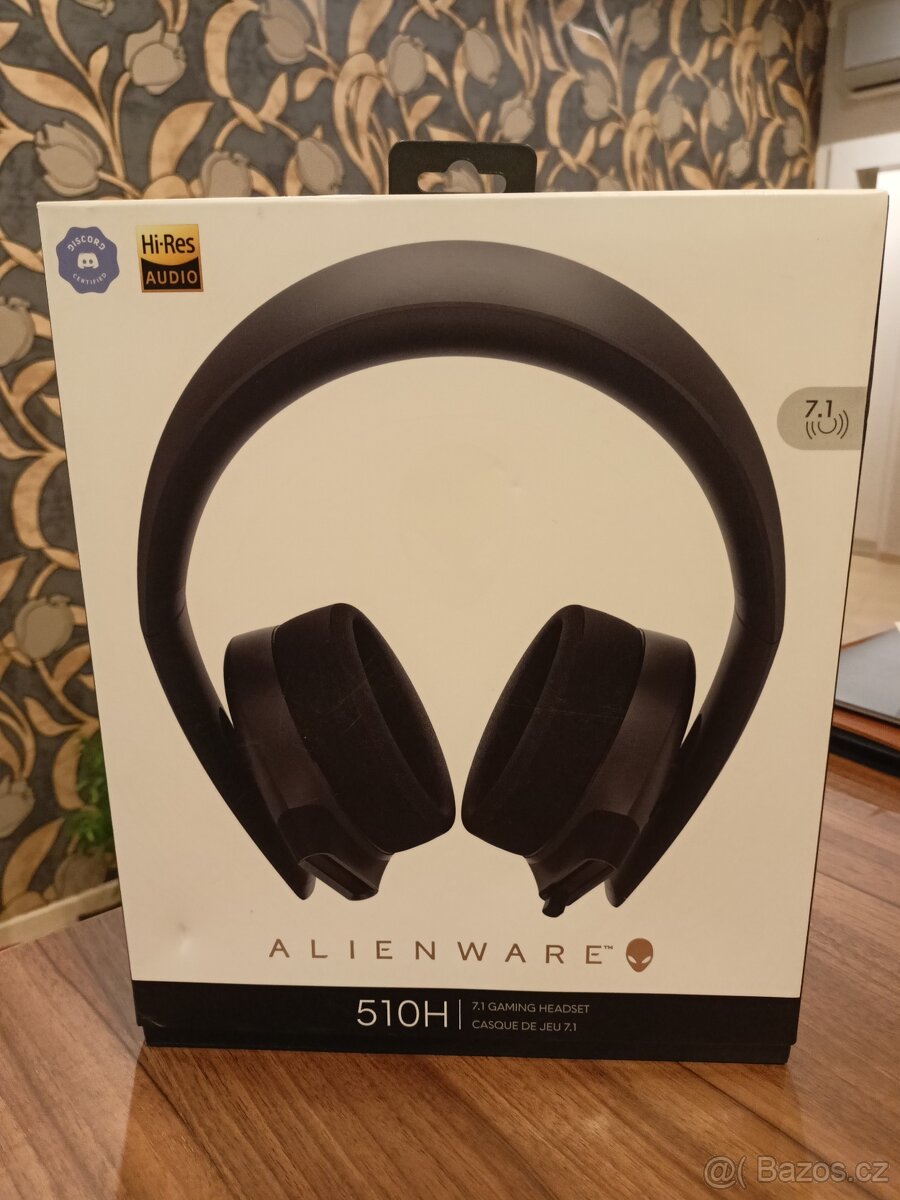 Sluchátka Dell Alienware AW510H, černá - 2