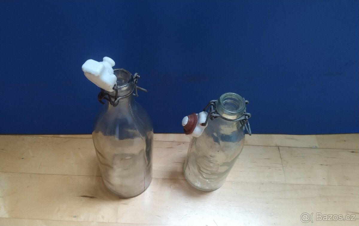 Uzavíratelné skleněné lahve - 2