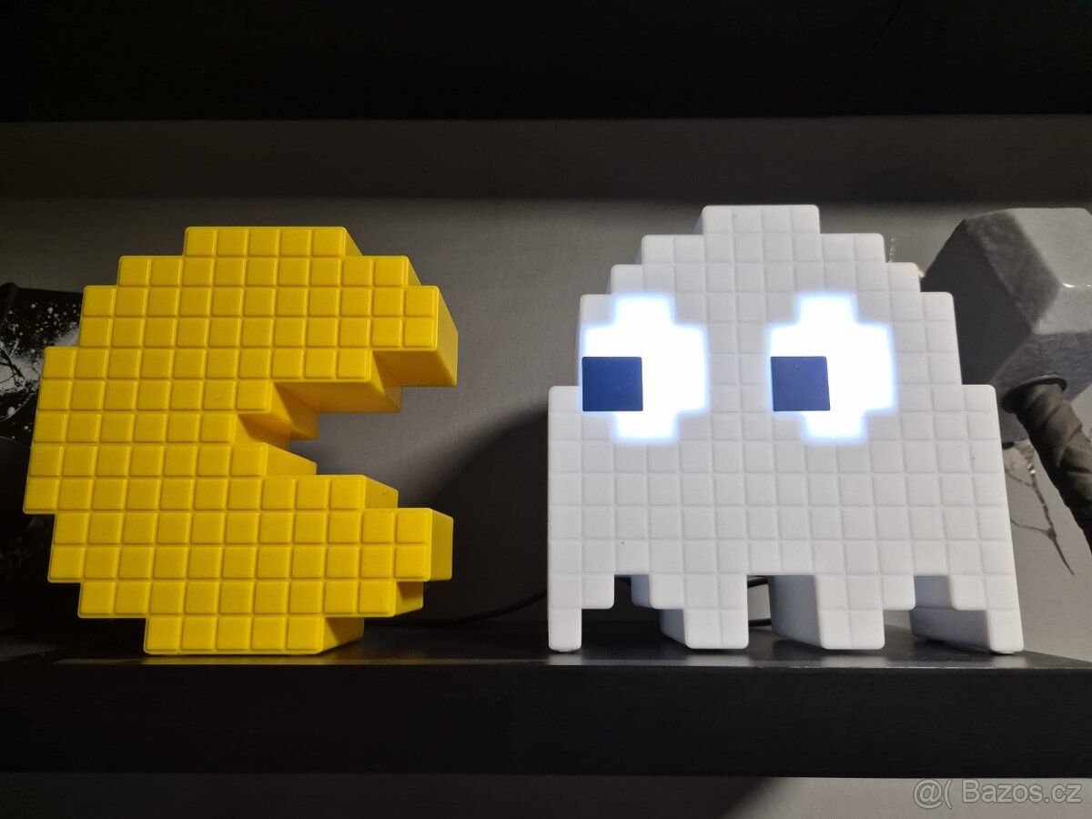 PACMAN a GHOST - svítící dekorace - 2