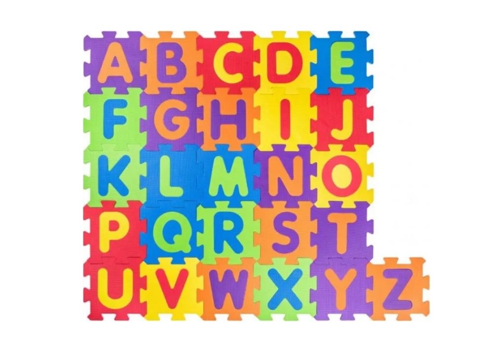 Pěnové puzzle 52 dílků - Abeceda - 2