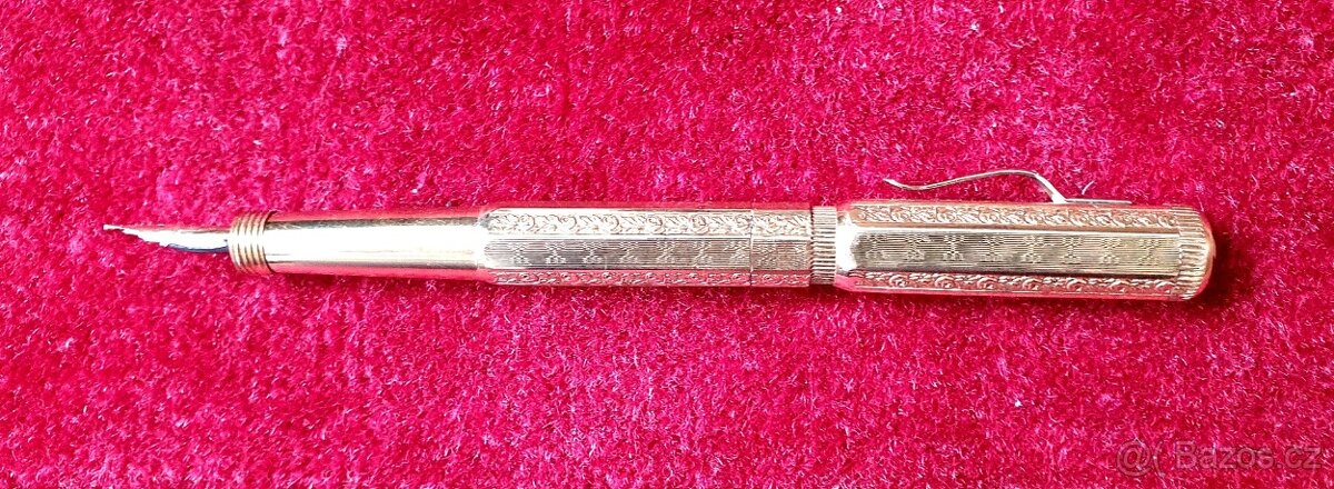 Luxusní starožitné plnicí pero MONTBLANC 14 kar - hrot - 2