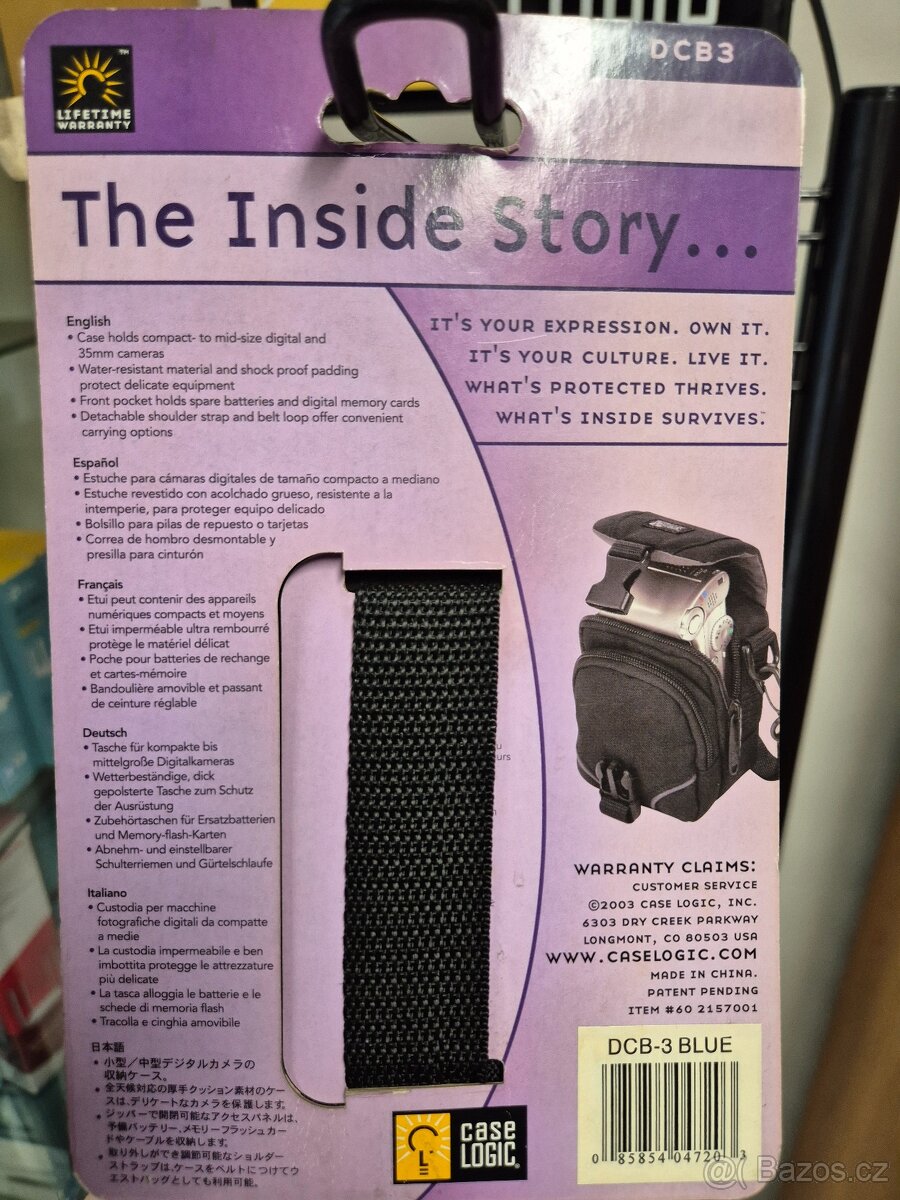 Brašna Case Logic DCB3 modrá nová - 2