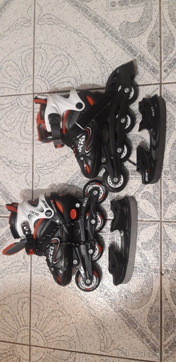 brusle kolečkové a zimní 2v1 - 2