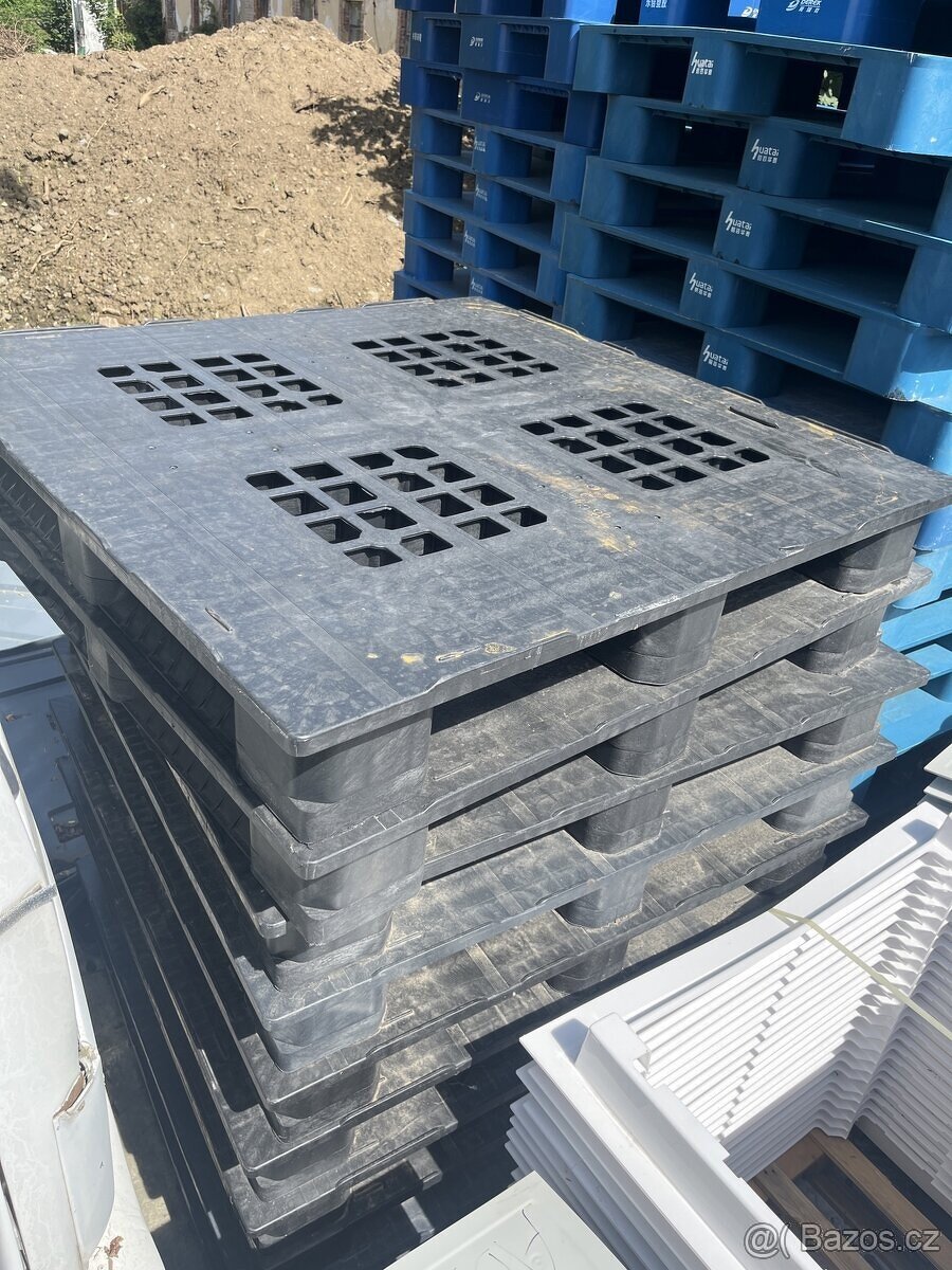 Pevnostní kontejnerové plastové palety ENDUR i7.2, 114x114 - 2