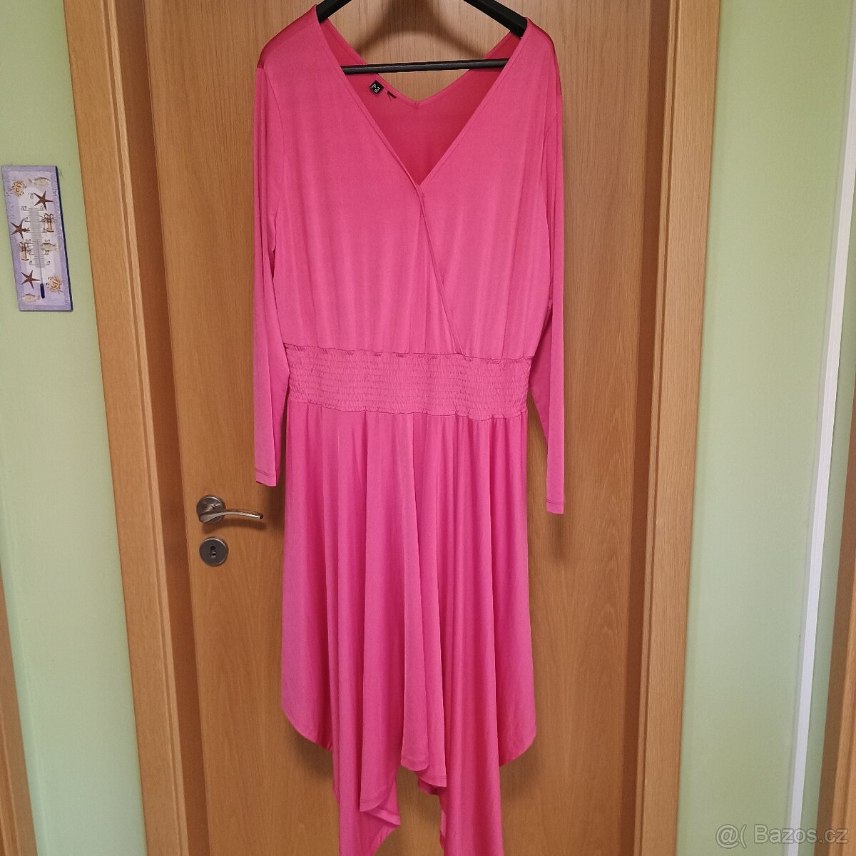 PĚKNÉ VELKÉ RŮŽOVÉ ŠATY zn. BONPRIX vel. 48/50 - 2