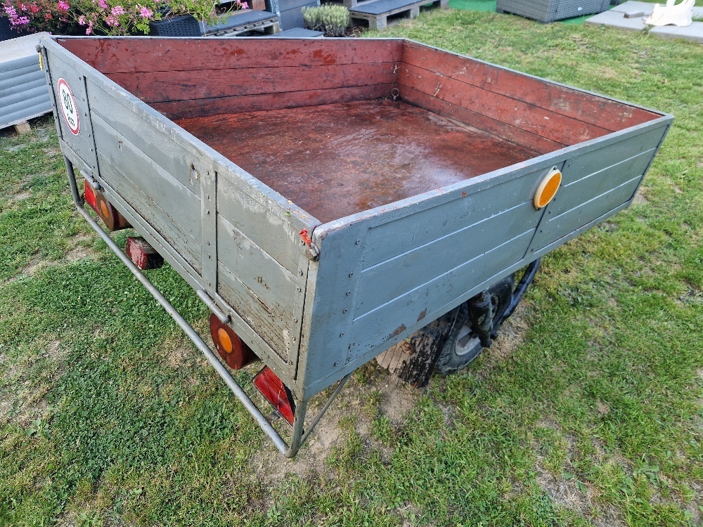 Přívěsný vozík - menší kola, možno za čtyřkolku - 2