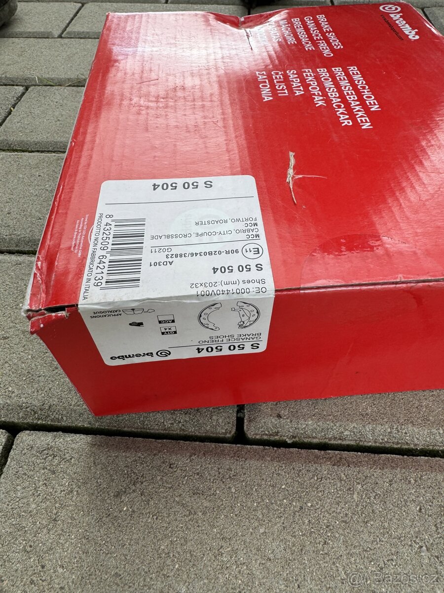 Brzdové čelisti smart - 2