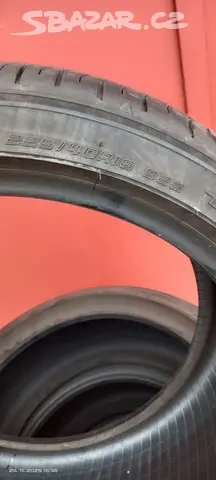 Prodám 4x letní 225/40R18 Dunlop - 2