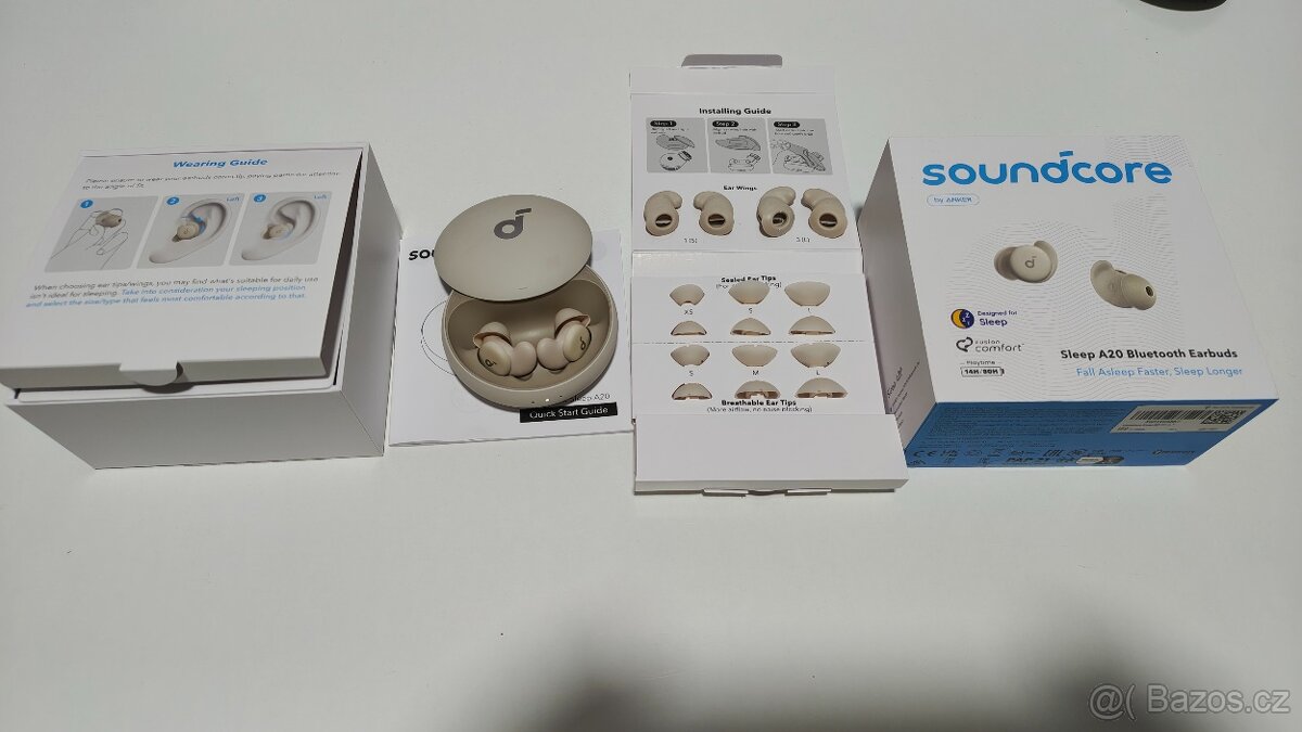 Sluchátka Soundcore sleep a20 na spaní - 2