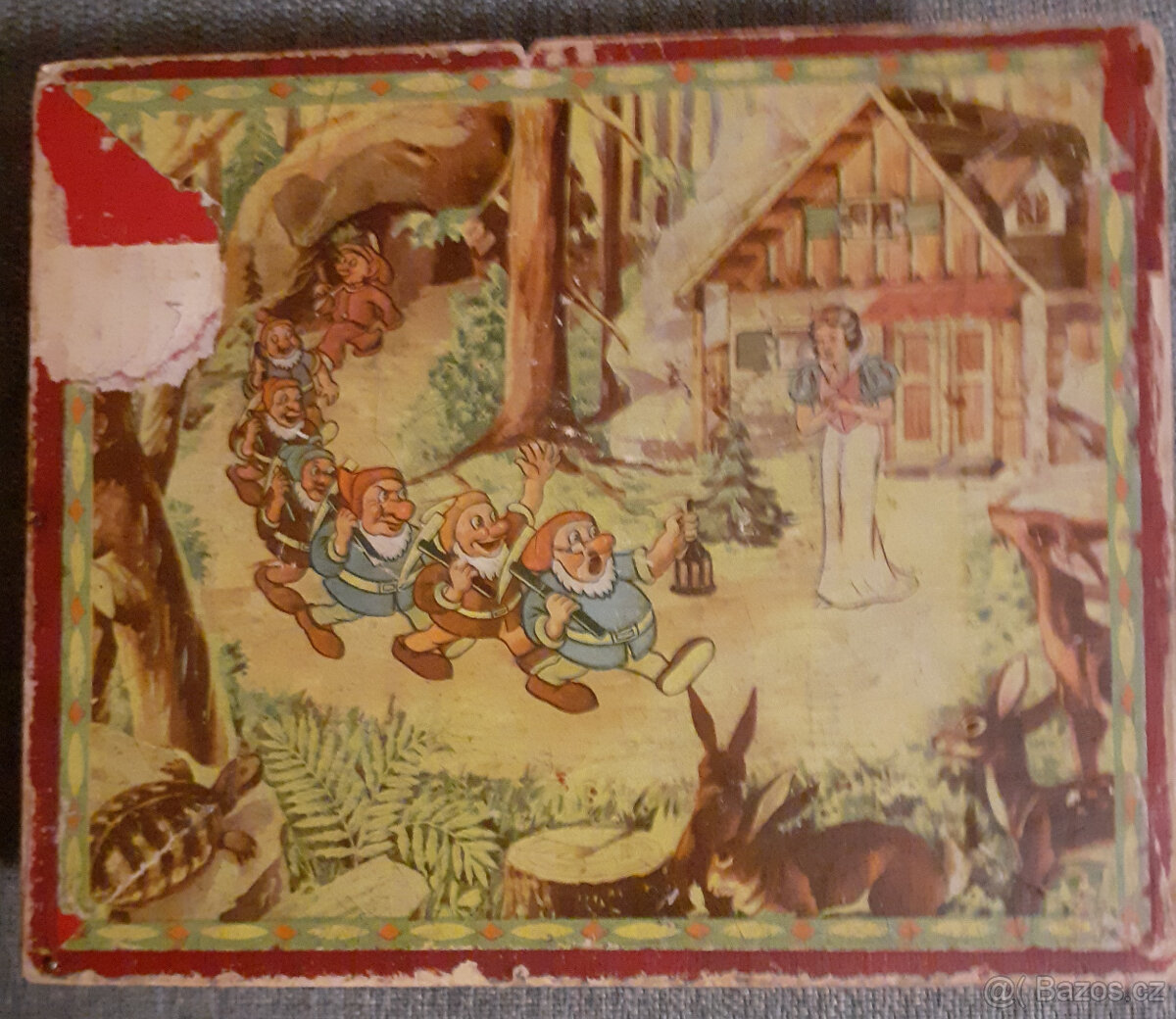 Retro dřevěné kostky 2 sady - 2