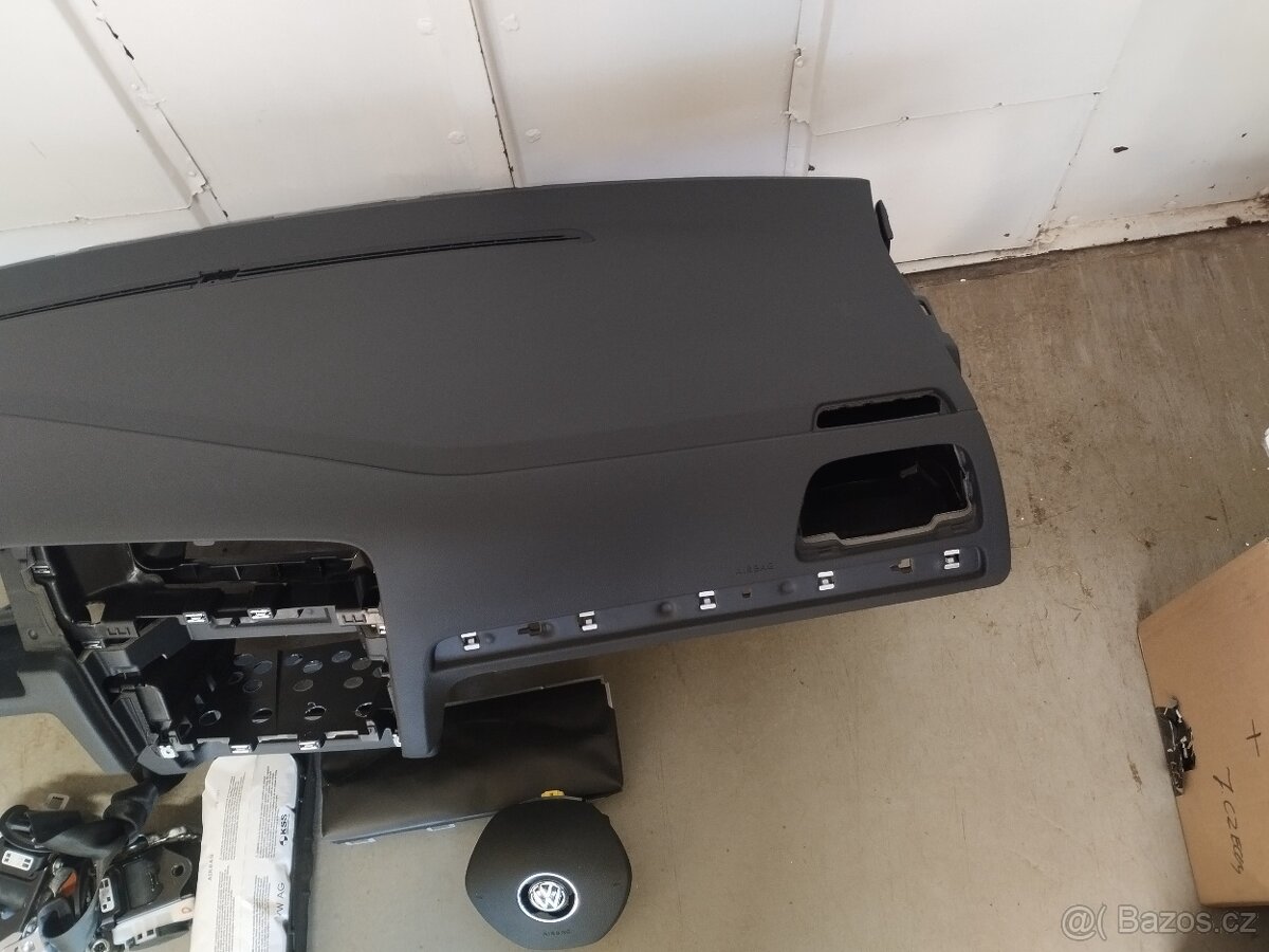 Airbagová sada Volkswagen golf 7 s novou deskou