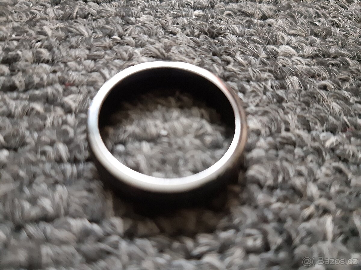 Platební prsten ONE Brushed black S9 - 2