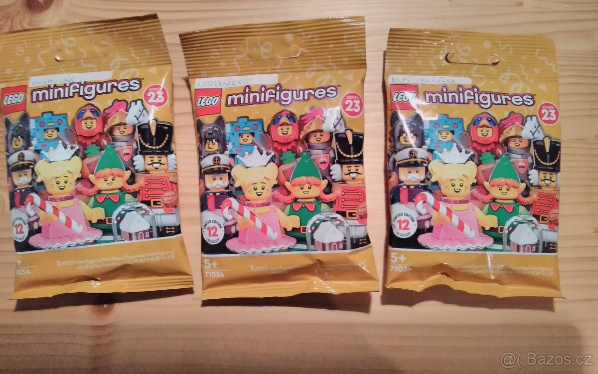 Lego minifigurky Vánoce / zimní vesnička + CMF 23 / elf - 2