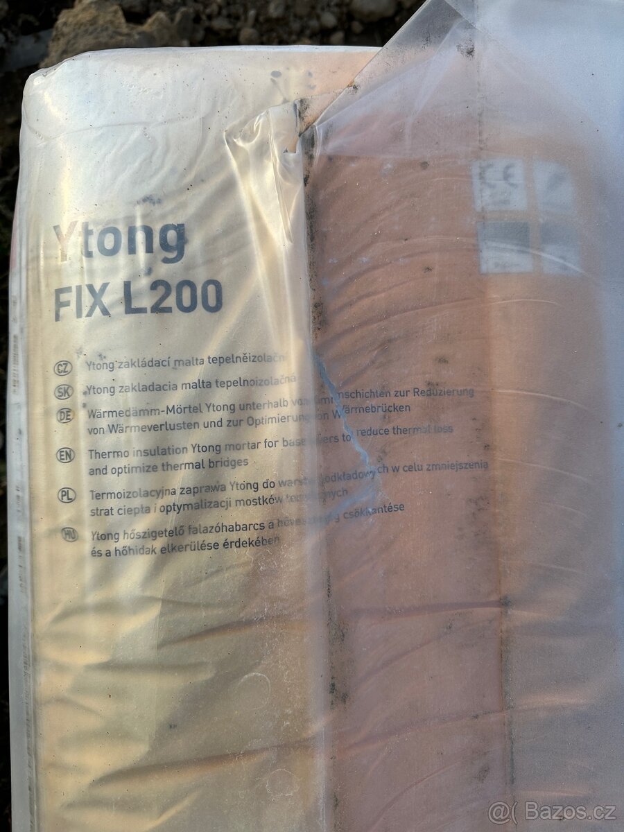 Tepelněizolační zakládací malta Ytong Fix L200 - 2