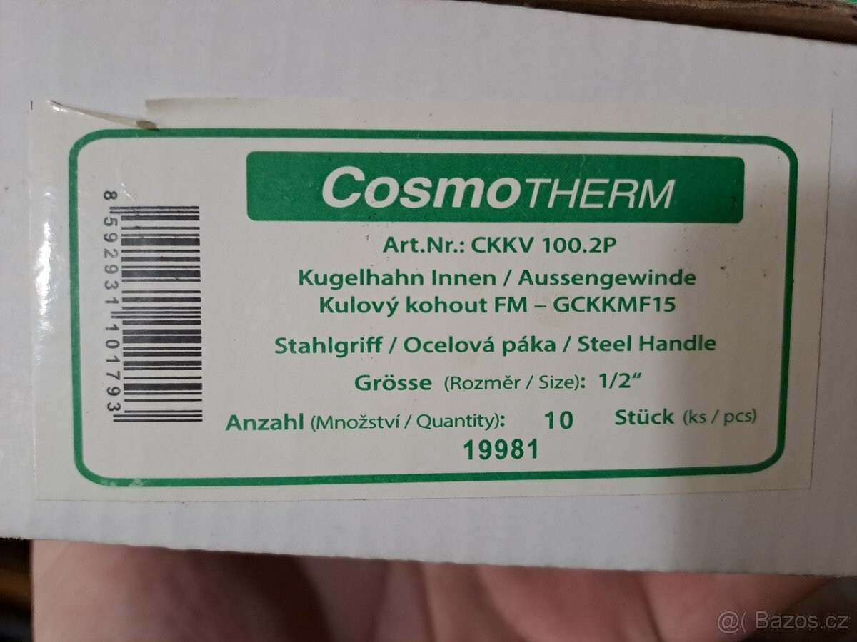 Kulový ventil 1/2 - 2