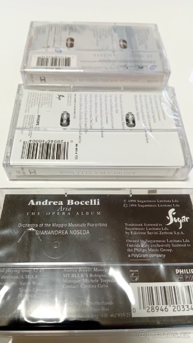 Mc kazety orig. Andrea Boceli - 2