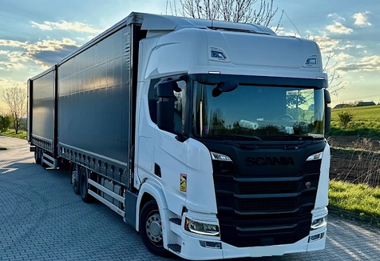 Scania R450 6x2 - velkoobjemová souprava průjezdná - 2