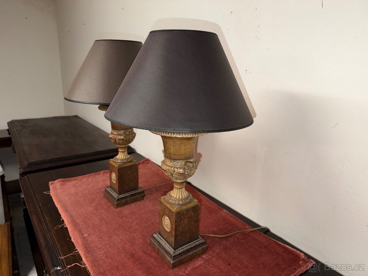 Starožitné párové lampy - 2