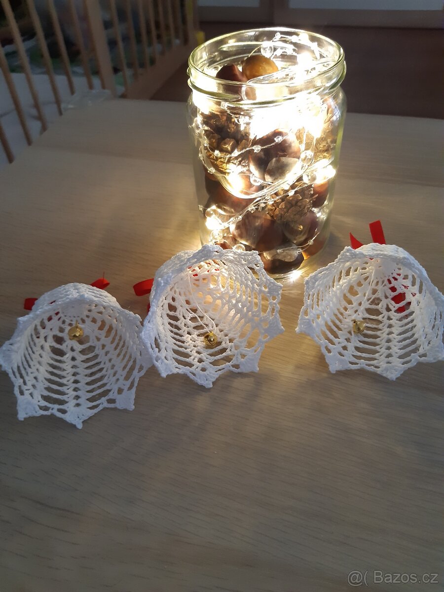 Háčkované zvonečky s rolničkou - 2