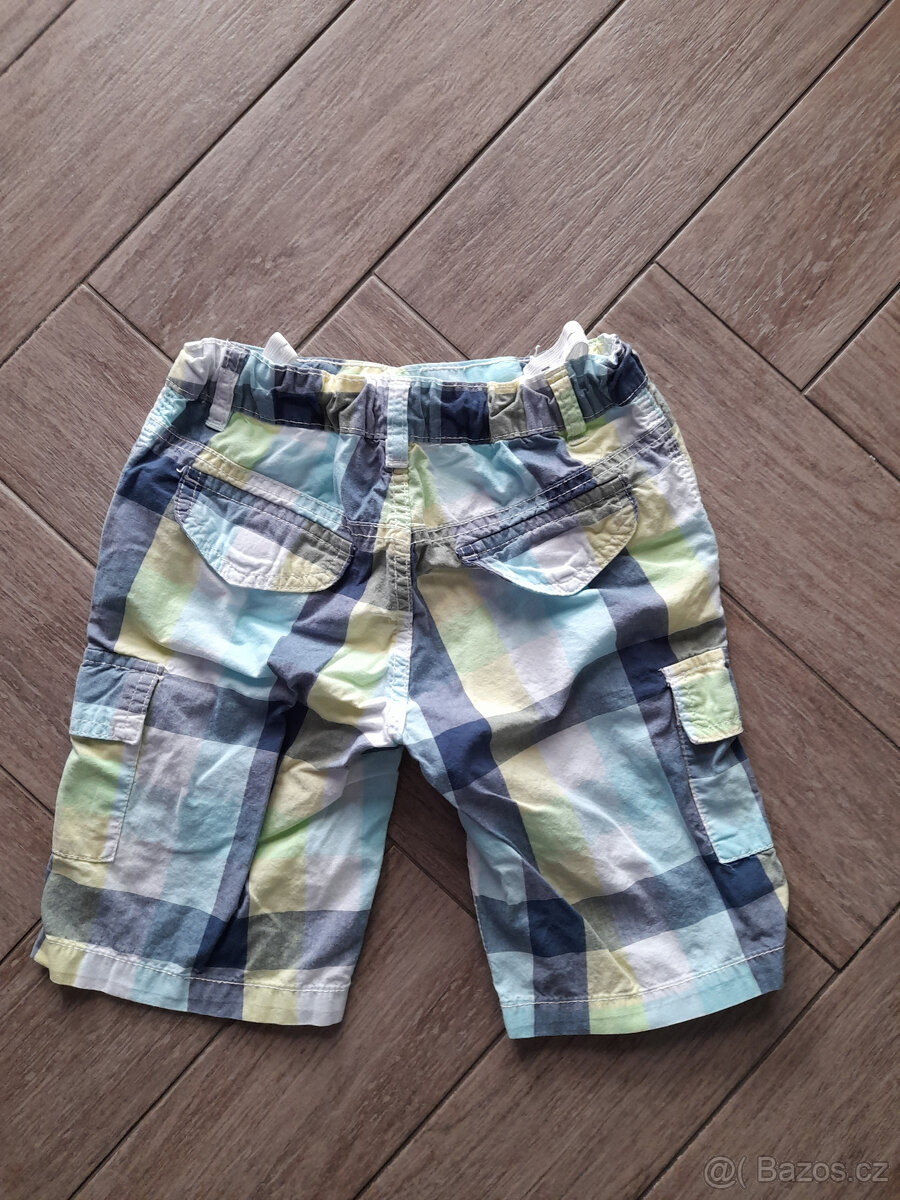 Chlapecké plátěné kraťasy vel. 134-140 - 2