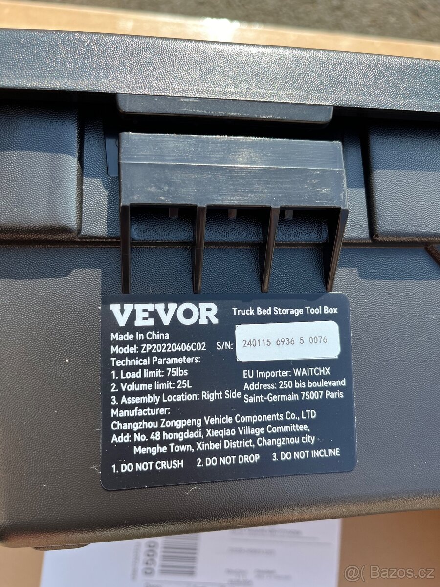Úložný box nový nepoužitý Dodge RAM 1500 - 2