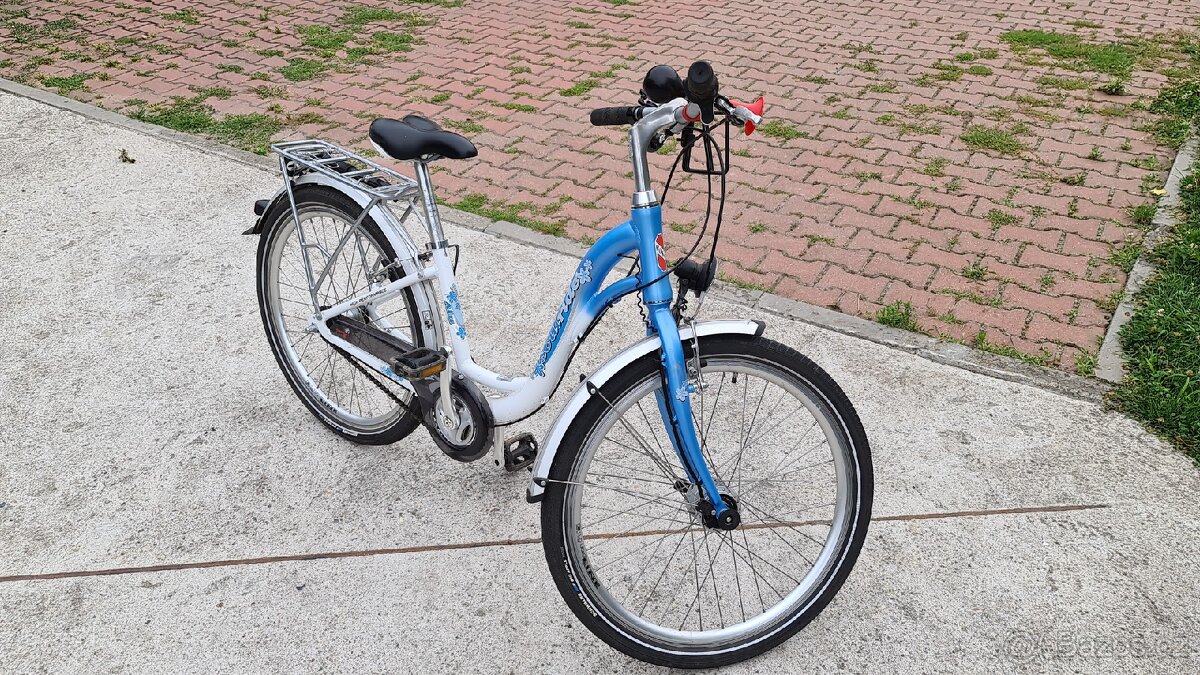 Prodám Dětské KOLO 24'' PUKY MODRÉ a RÚŽOVÉ JAK NOVÉ - 2