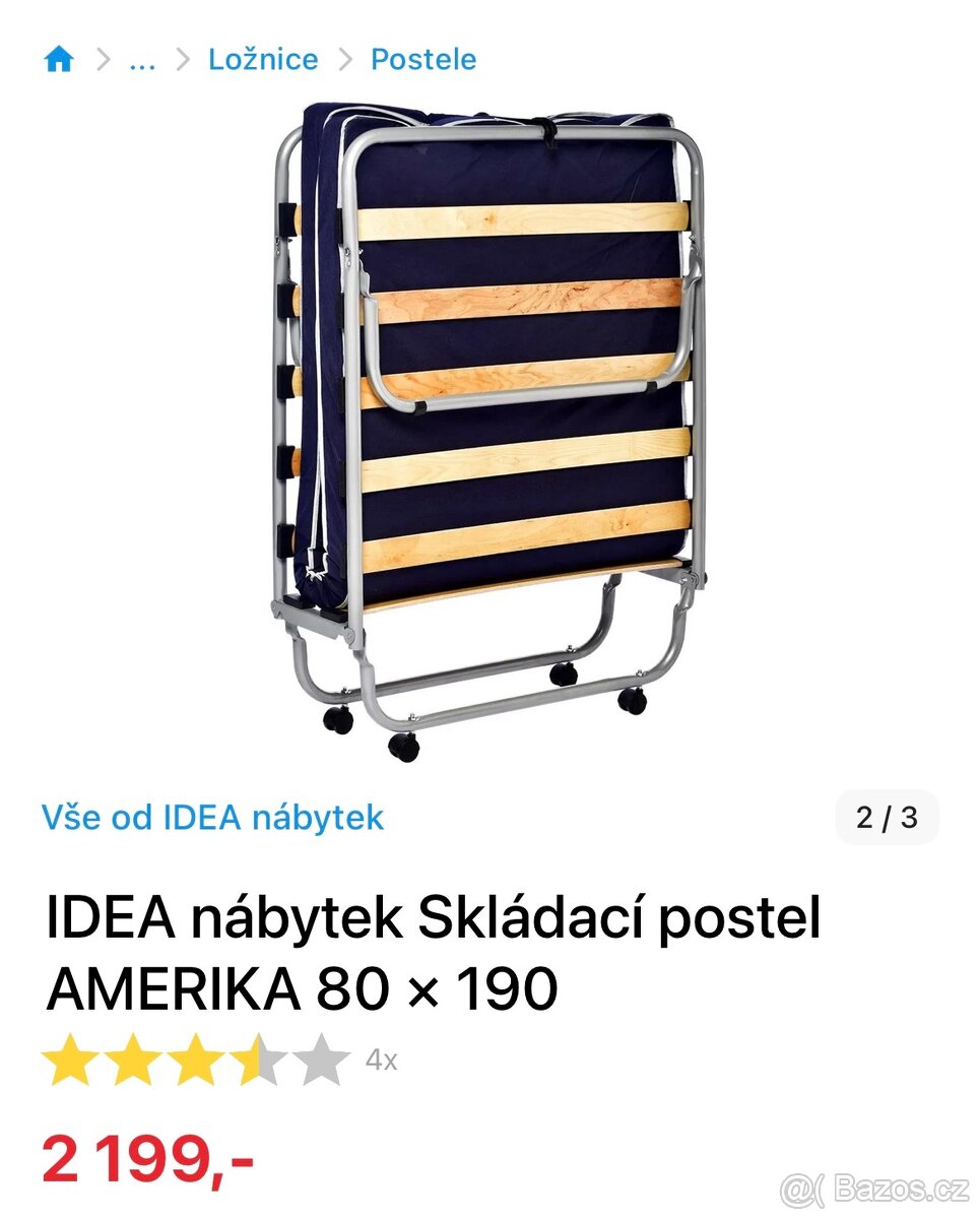 Skládací postel - 2