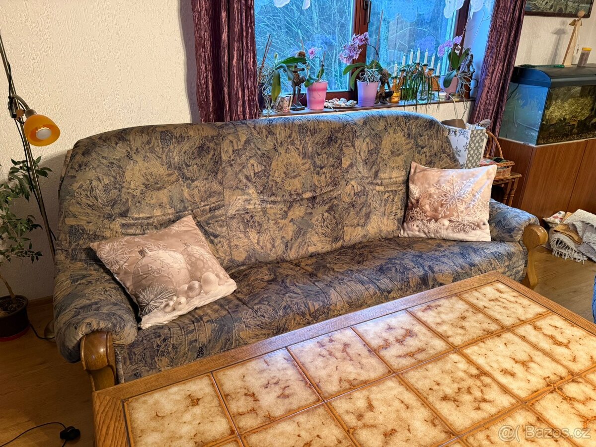 Rustikální sedací souprava - 2