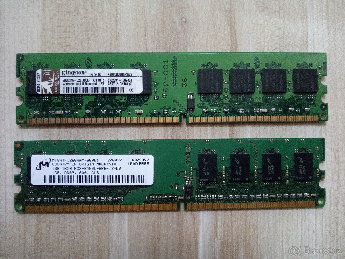 Paměti DDR2 800Mhz - 2