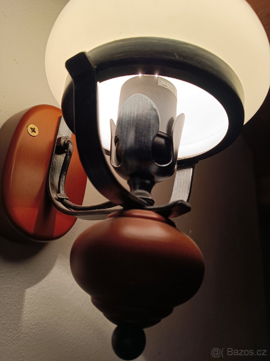 Nástěnná retro lampička - 2
