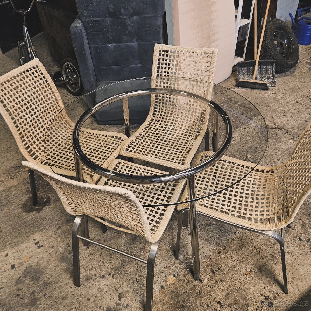 Jídelní set stůl a 4židle - 2