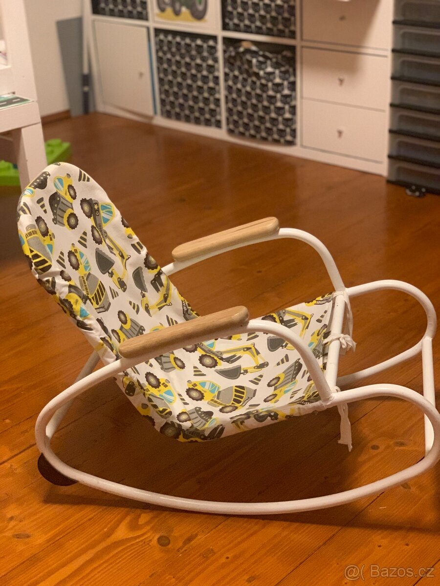 Dětské retro houpací křeslo - 2