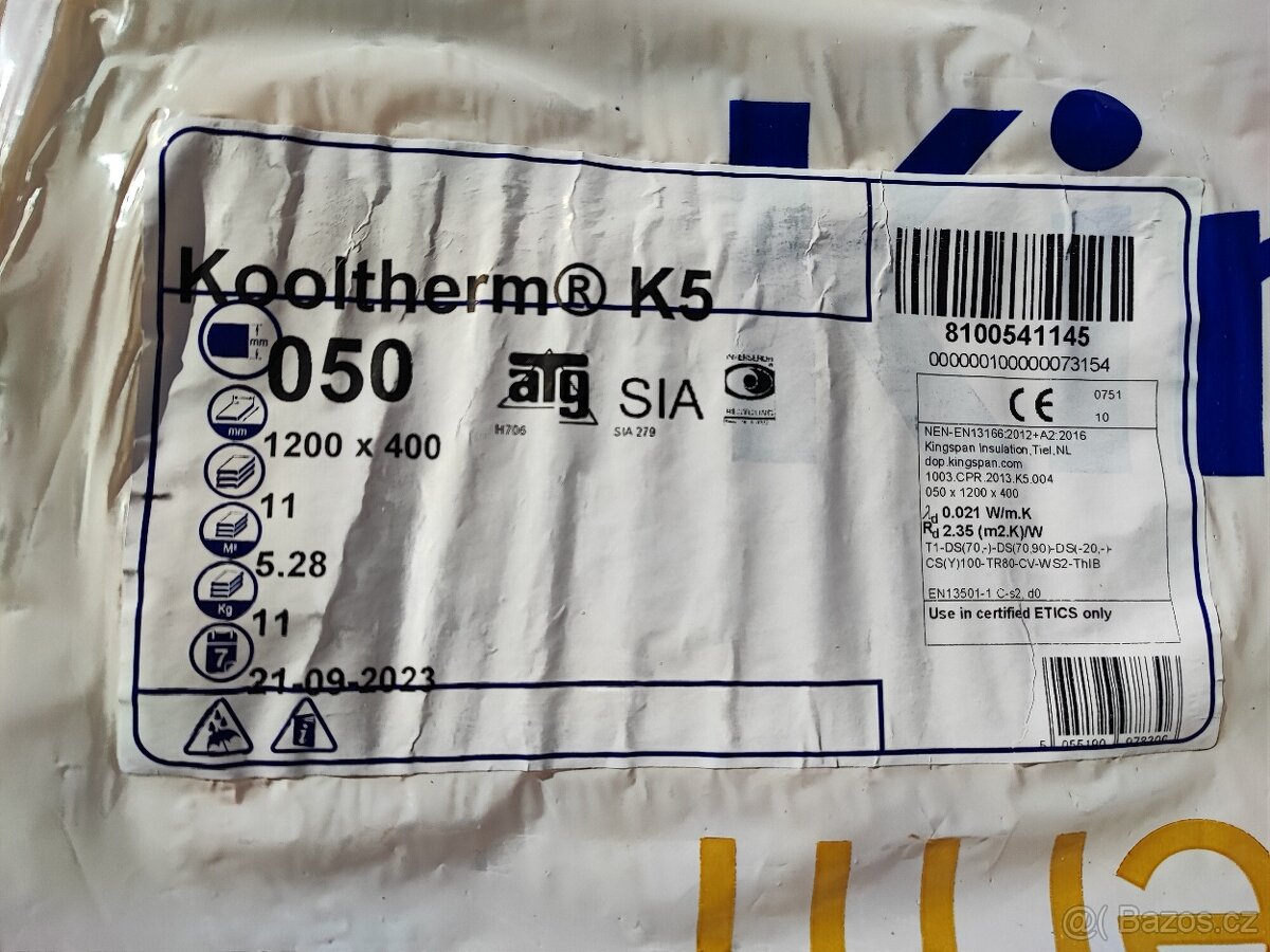 Izolace Kingspan Kooltherm K5 - 2