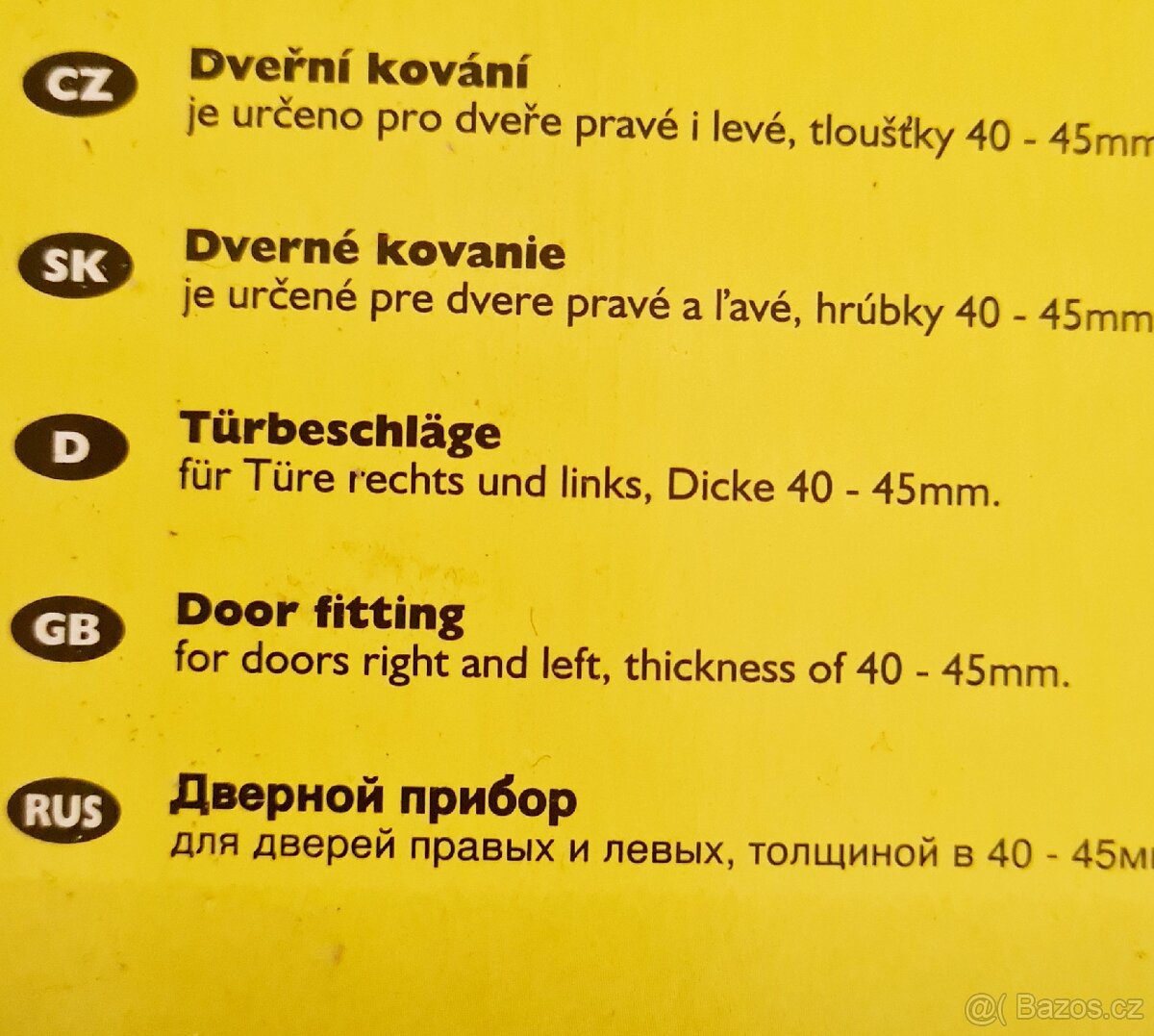 Dveřní klika - 2