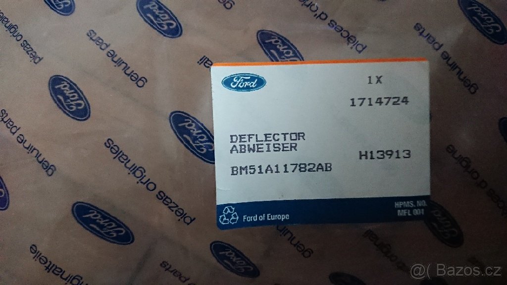 Focus mk3 deflector. 1714724 - 2