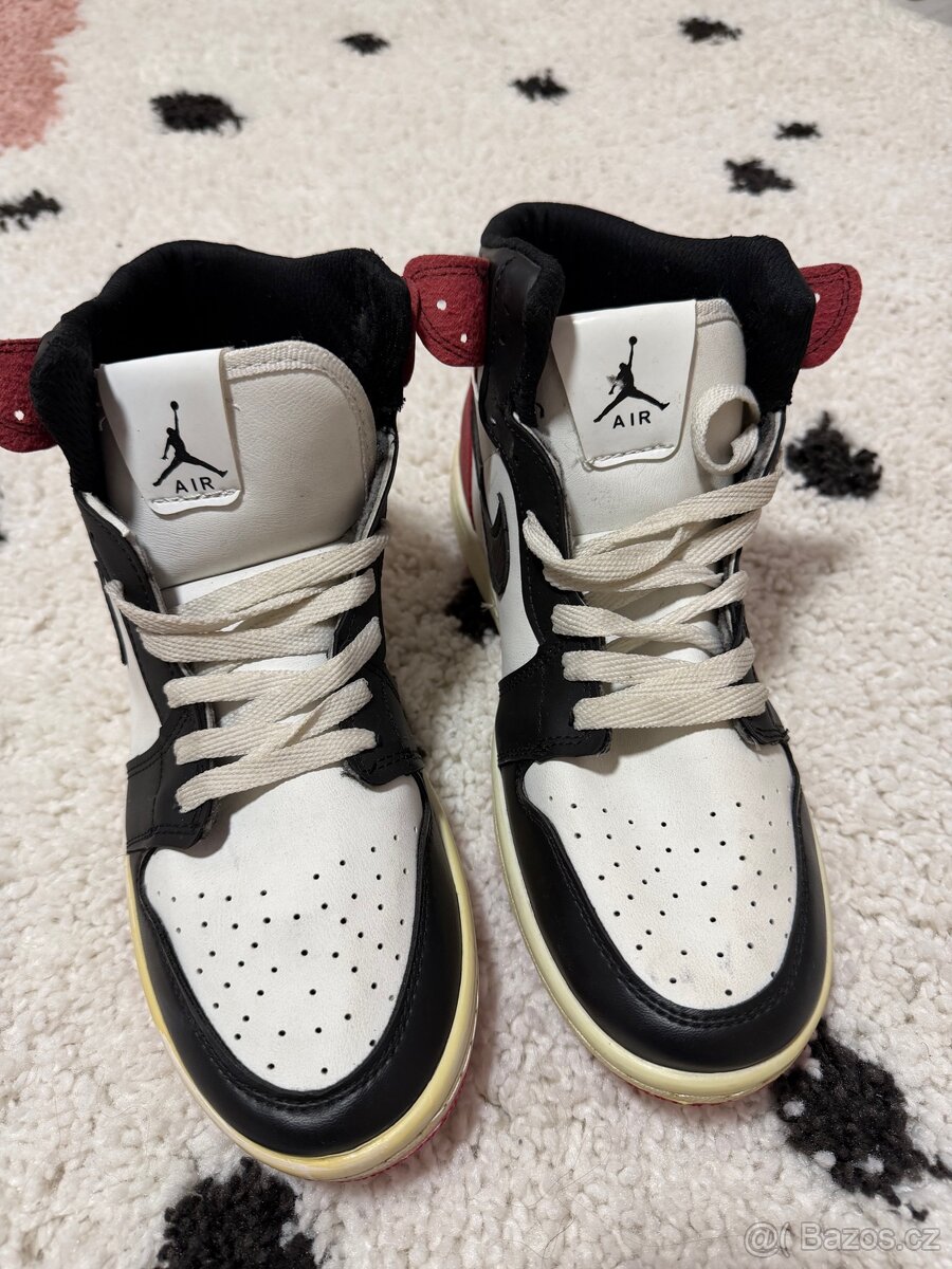 Tenisky Jordan 1 "Black Toe" – NOVÉ - 2
