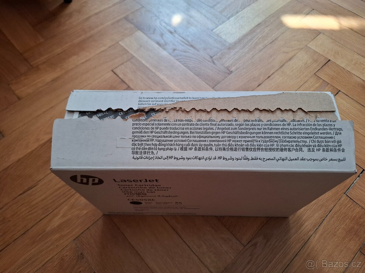 HP CE505X Toner cartridge - originál - 2